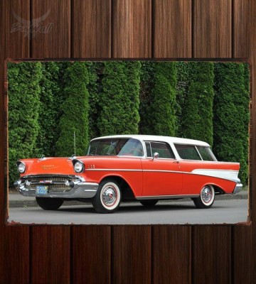 Металлическая табличка Chevrolet Bel Air Nomad